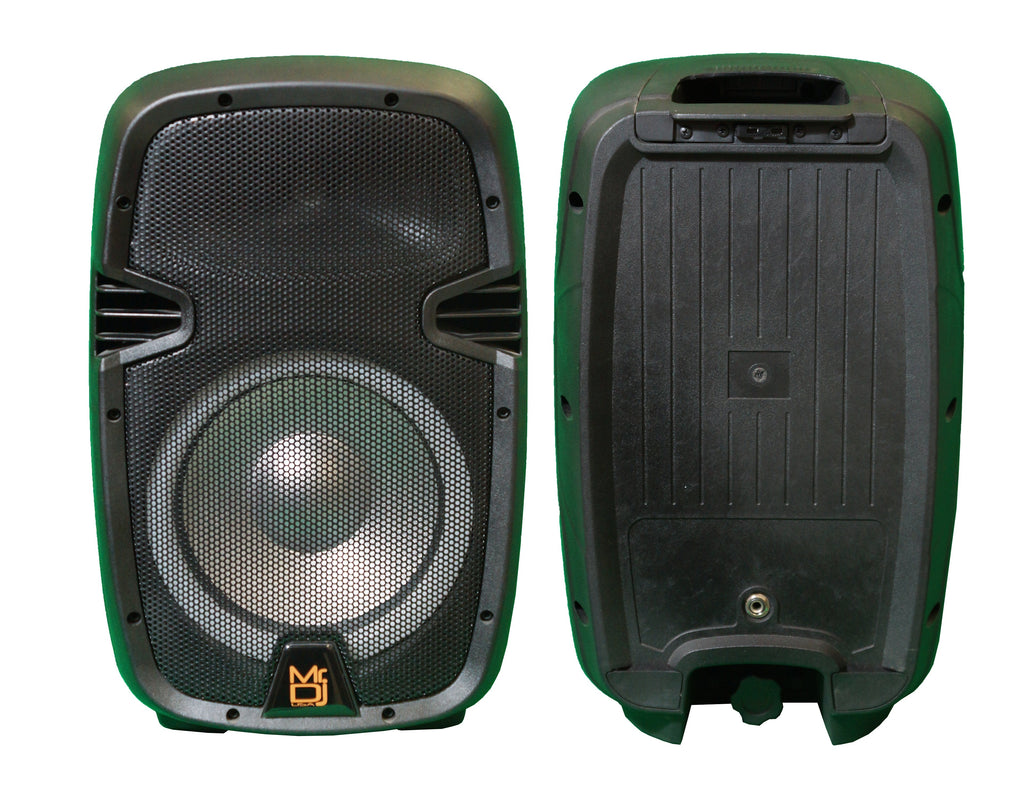 MR DJ PBX210COMBO+ Portable all in One Personal PRO PA/DJ KTV System 2X 10" 3000W Active Speaker Detachable Mixer & Stands