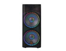 Load image into Gallery viewer, MR DJ PBX6500LED PRIME PRO PA DJ Dual 15” 3-Way Full-Range Powered/Active Live Sound Bluetooth Loud Speaker