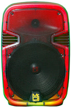Load image into Gallery viewer, MR DJ PL12FLAME 12" Portable Translucent Bluetooth Speaker + Speaker Stand + 18-LED Moving Head DJ Light