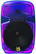 Load image into Gallery viewer, MR DJ PL12FLAME 12" Portable Translucent Bluetooth Speaker + Speaker Stand + 18-LED Moving Head DJ Light
