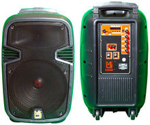 Load image into Gallery viewer, MR DJ PL12FLAME 12&quot; Portable Translucent Bluetooth Speaker + Speaker Stand + 54-LED Slim Par Wash DJ Light