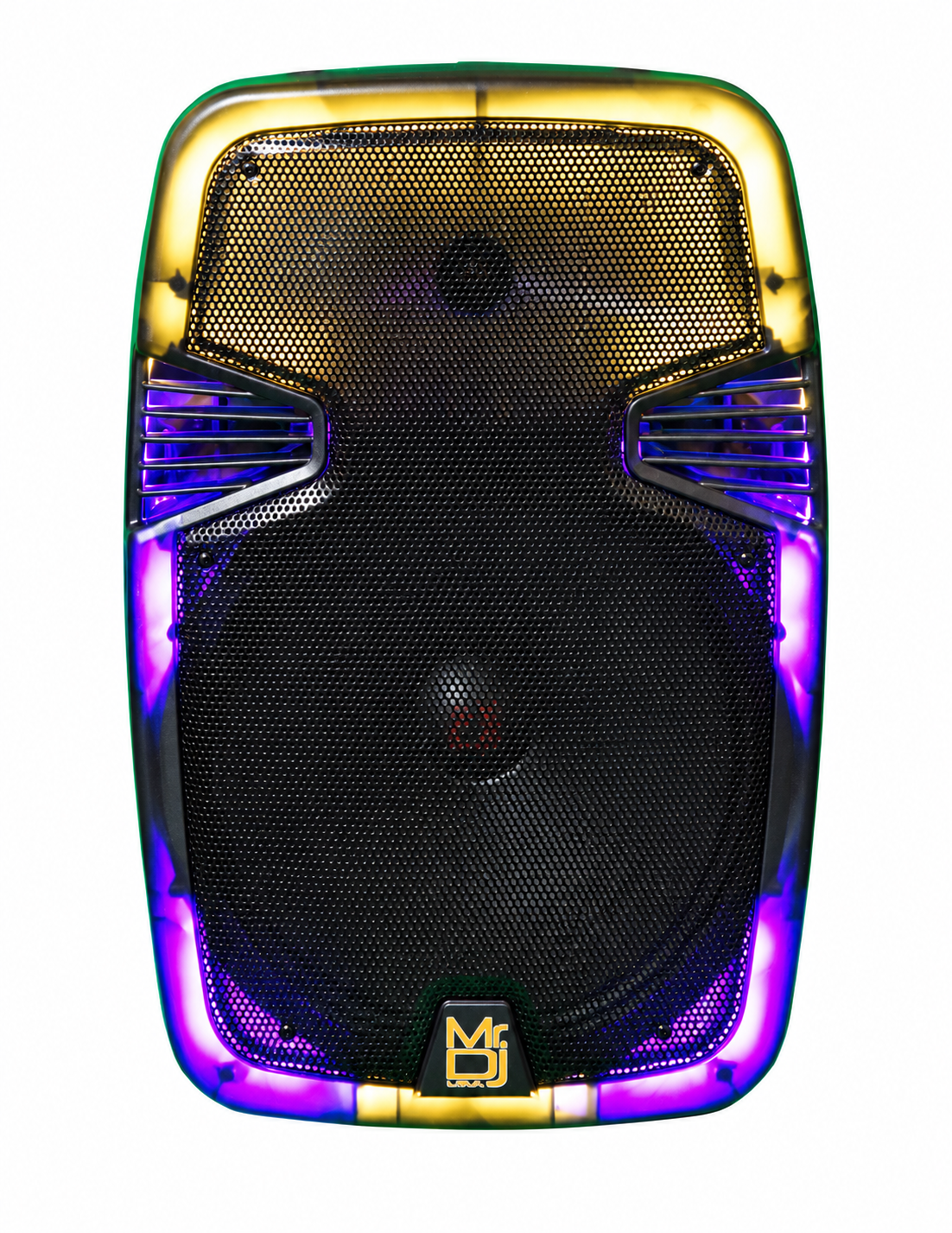 MR DJ PL12FLAME 12" Portable Translucent Bluetooth Speaker