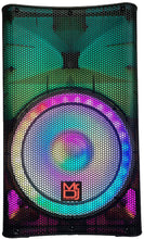 Load image into Gallery viewer, MR DJ PLED5200 15&quot; Portable Translucent Bluetooth PRO DJ PA Karaoke Active Powered Party Speaker