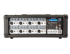 MR DJ PMX8500 3000 Watts Powered 8 Channel Mixer with Bluetooth USB 5 Band EQ Effects
