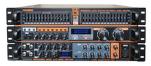 Load image into Gallery viewer, MR DJ PMX-9800 5000W PA DJ Audio Mixer Powered Soundboard DSP Bluetooth FM