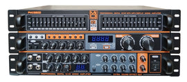 MR DJ PMX9800 5000W PA DJ Audio Mixer Powered Soundboard EQ DSP Bluetooth FM