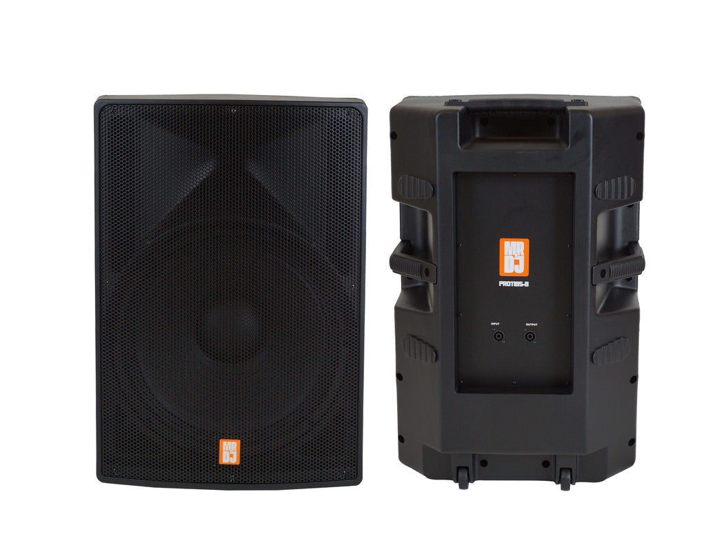 MR DJ PRO118S-B Powerful PRO PA DJ Single 18" Full Range Passive Speaker