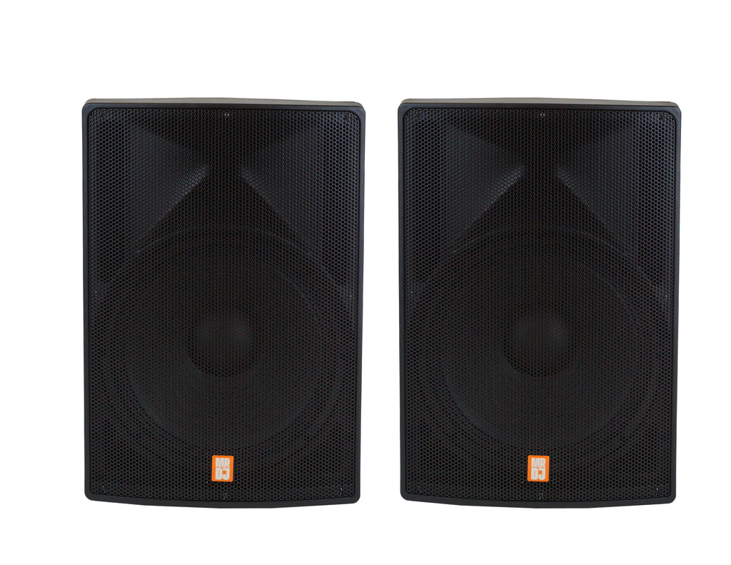 2 MR DJ PRO118S-B Powerful PRO PA DJ Single 18" Full Range Passive Speaker