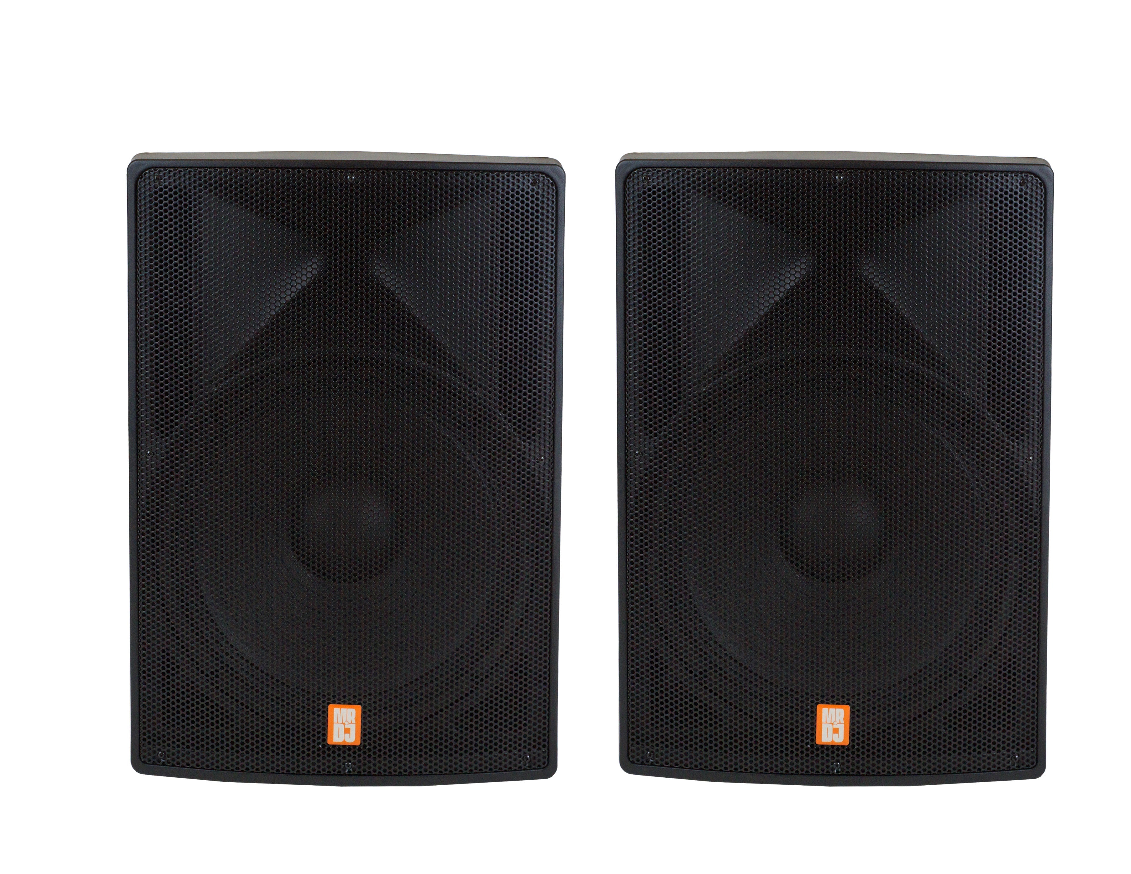 2 MR DJ PRO118S-B Powerful PRO PA DJ Single 18" Passive Speaker + Stand
