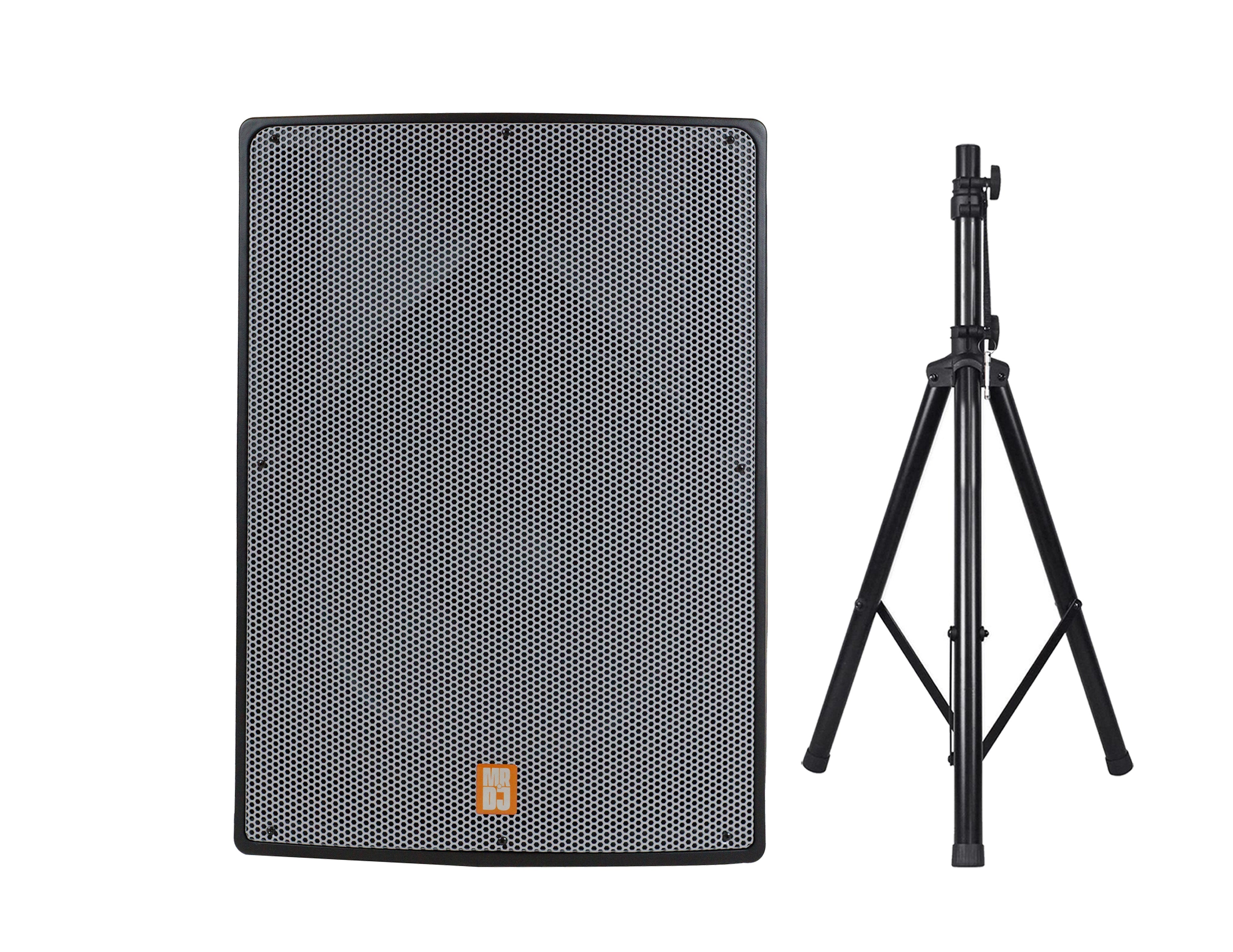 MR DJ PRO118S-G Powerful PRO PA DJ Single 18" Passive Speaker + Stand