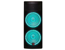 Load image into Gallery viewer, MR DJ PRO215LED Professional Dual 2x15" 5500W PA DJ Bluetooth Powered Speaker