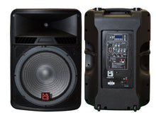 Load image into Gallery viewer, Pair of 18" Power Speaker Built-in Battery/Bluetooth/Amplifier/SD/USB/FM Radio