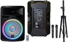 Load image into Gallery viewer, MR DJ PROBAT118 18" 4000W Max Power Speaker Built-in Battery + Speaker Stand