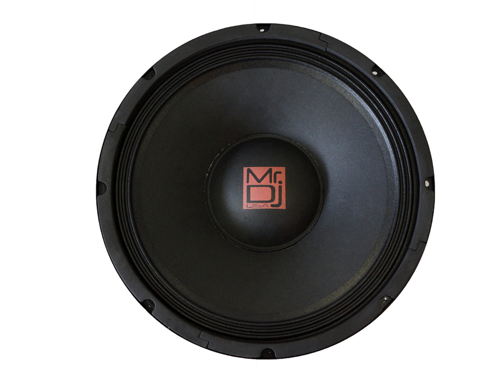 MR DJ PRODW1000 10" 1000W 30 Oz. 8-Ohms Universal PRO PA/DJ Raw Woofer Subwoofer