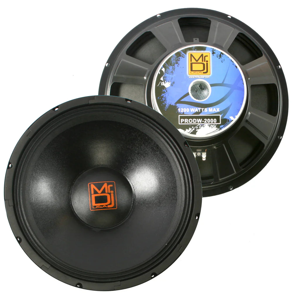 MR DJ PA DJ 15" Replacement Driver Woofer Subwoofer Speaker For JBL PRX415M