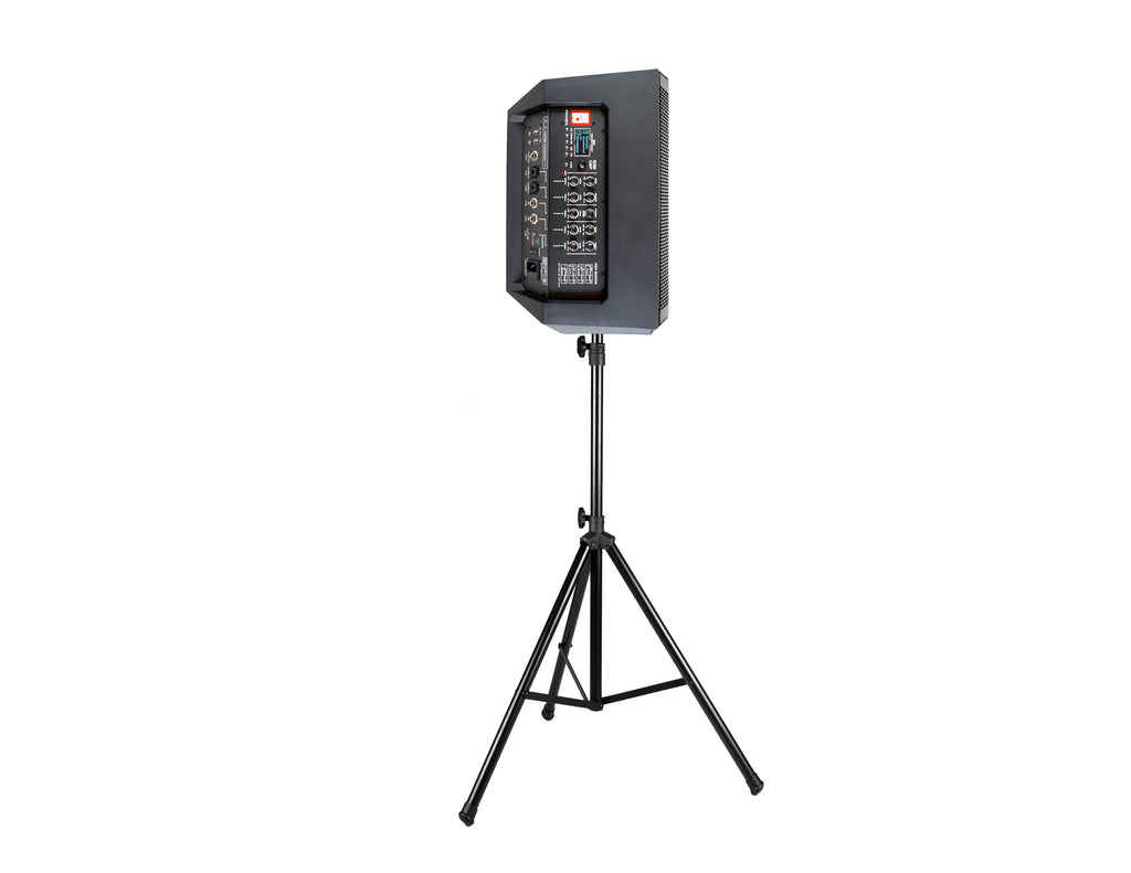 MR DJ PROX8PA PRO Battery Powered Active Portable PA Speaker All-in-One + Stand
