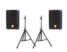 Load image into Gallery viewer, 2 MR DJ PROX8PA PRO Battery Powered Active Portable PA Speaker All-in-One + Stand