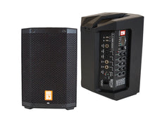 Load image into Gallery viewer, 2 MR DJ PROX8PA PRO Battery Powered Active Portable PA Speaker All-in-One Array System