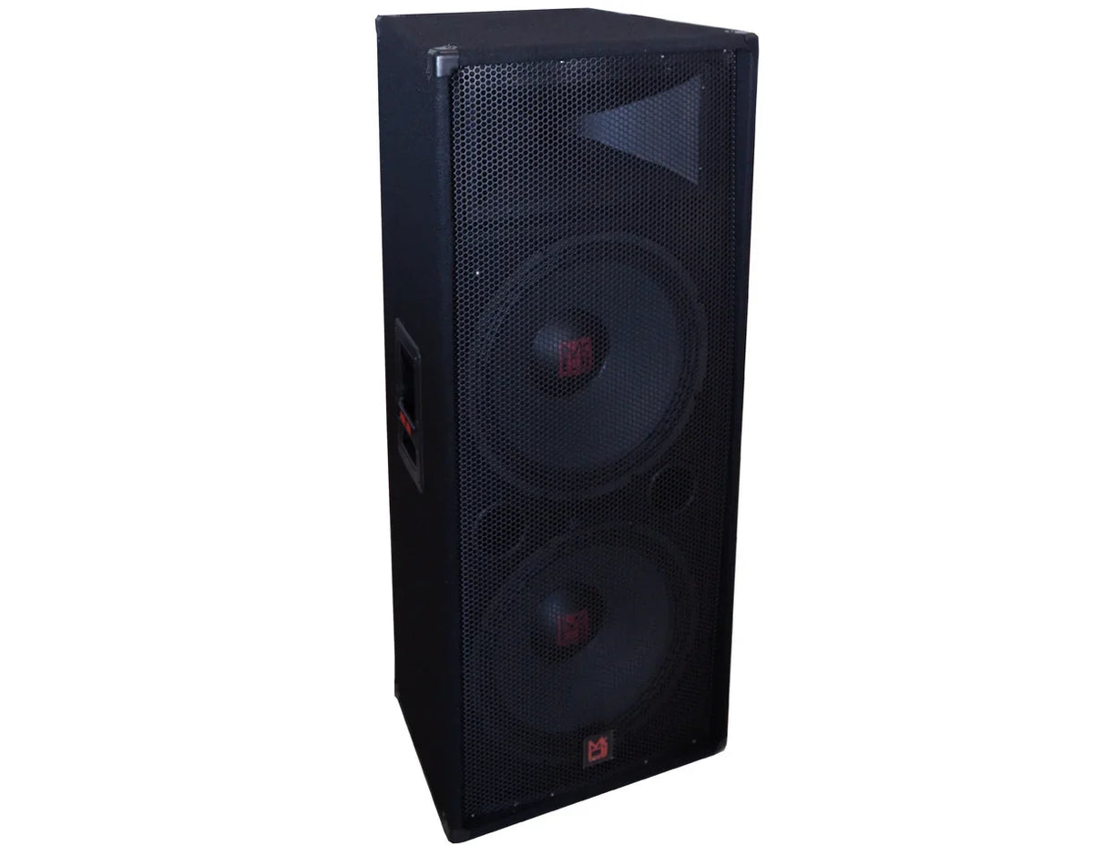 MR DJ PSD3000 Double 15" Passive 3000 Watts 3-Way DJ/PA PRO Audio Loudspeaker