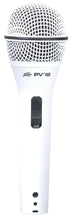Load image into Gallery viewer, 2 Peavey Pvi2 White Microphone w/Mic Clip &amp; Carrying Bag + MR DJ Microphone Stand