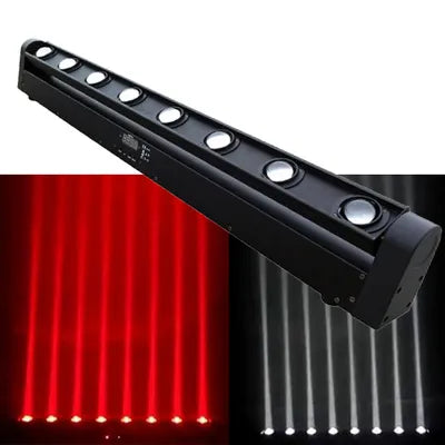 MR DJ ELMH800 8 Eye 8x12W RGBW LED Beam Moving Head Spotlight Lighting Pro Equipment Church Wedding DJ Party KTV Show