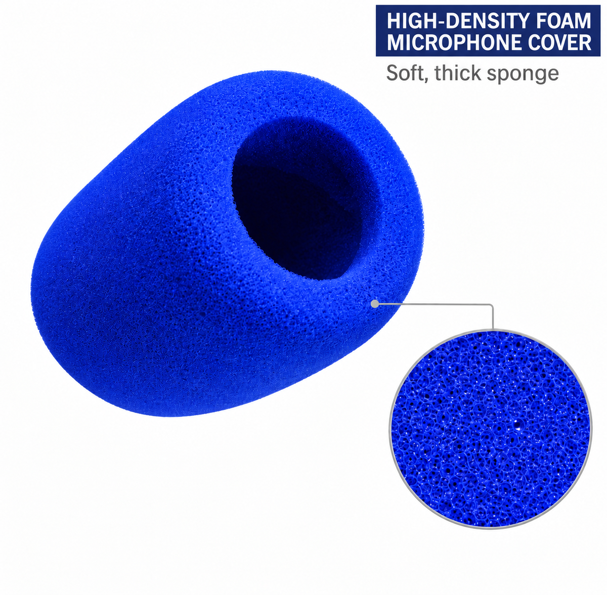 MR DJ SPONGE-C5 5 PCS 5 Color Microphone Sponge Foam Microphone Covers Handheld