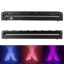 Load image into Gallery viewer, 2 MR DJ ELMH800 8 Eye 8x12W RGBW LED Beam Moving Head Spotlight Lighting Pro Equipment Church Wedding DJ Party KTV Show
