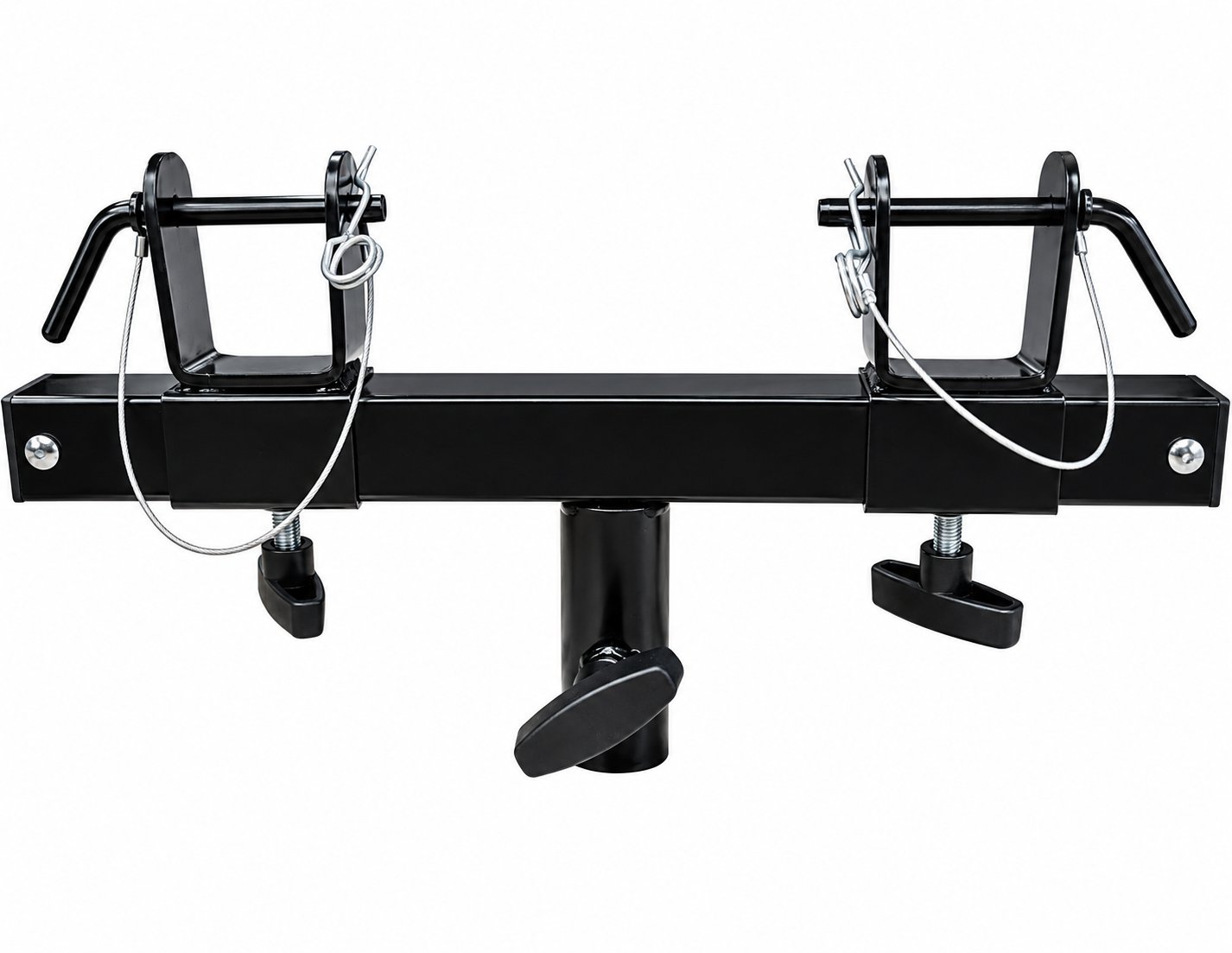 12FT TRUSS LIGHTING CRANK STAND 200 LBs & UNIVERSAL BLACK T ADAPTER DJ PA CLUB