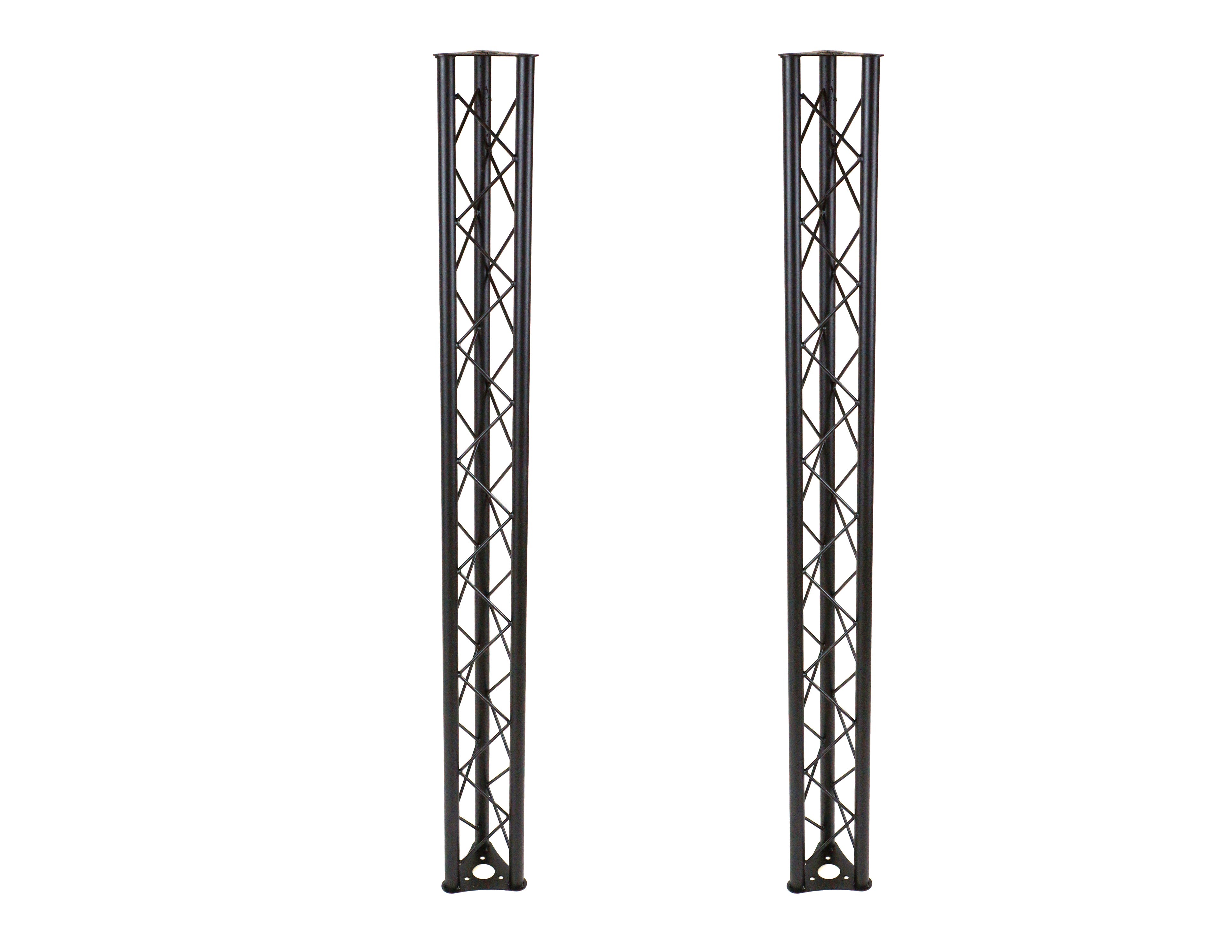 MR DJ ST150-2-6-2 DJ Lighting Truss Stand Dual Crank-Up Stand & 10FT X 6" Triangle Truss