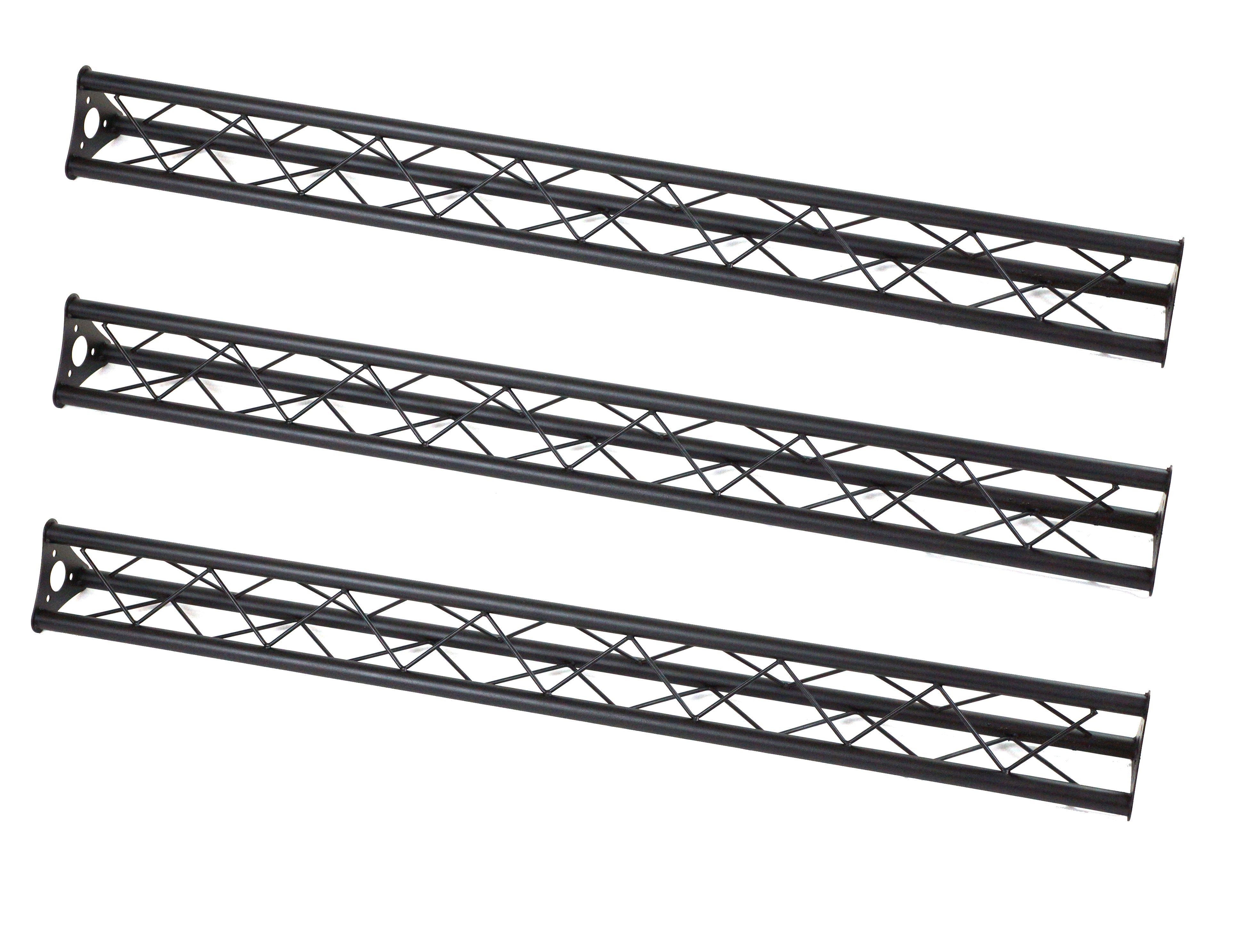MR DJ ST150-2-6-3 DJ Lighting Truss Stand Dual Crank-Up Stand & 15FT X 6" Triangle Truss