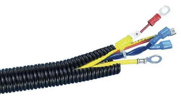 DC Sound 3/4" 19mm 100' Yellow Split Wire Loom Cable Sleeves Conduit Protective Tubing