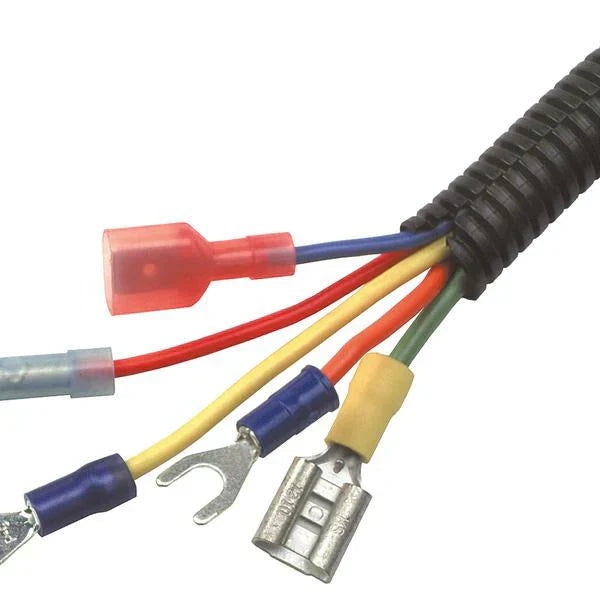 MR DJ DSLT14 200 feet 1/4" 200' split loom tube polyethylene high-temperature DJ, automotive, marine, industrial electrical wire & cable conduit