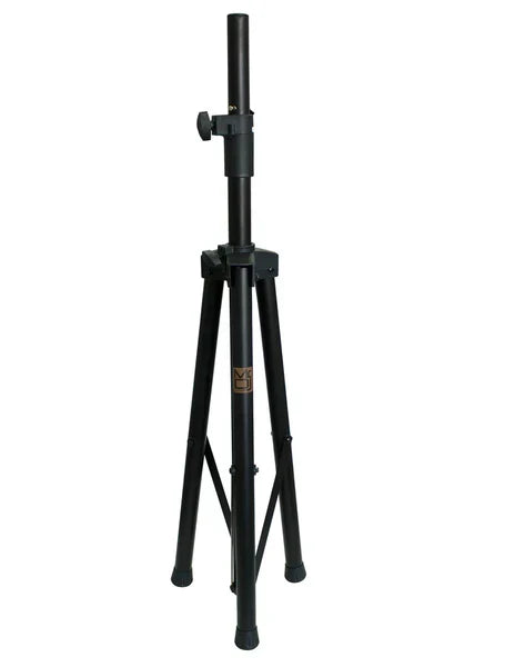 MR DJ SS750PKG Universal Folding Tripod PRO PA DJ On Stage Speaker Stands Pair & Carrying Bag & 1/4" 25' Cable
