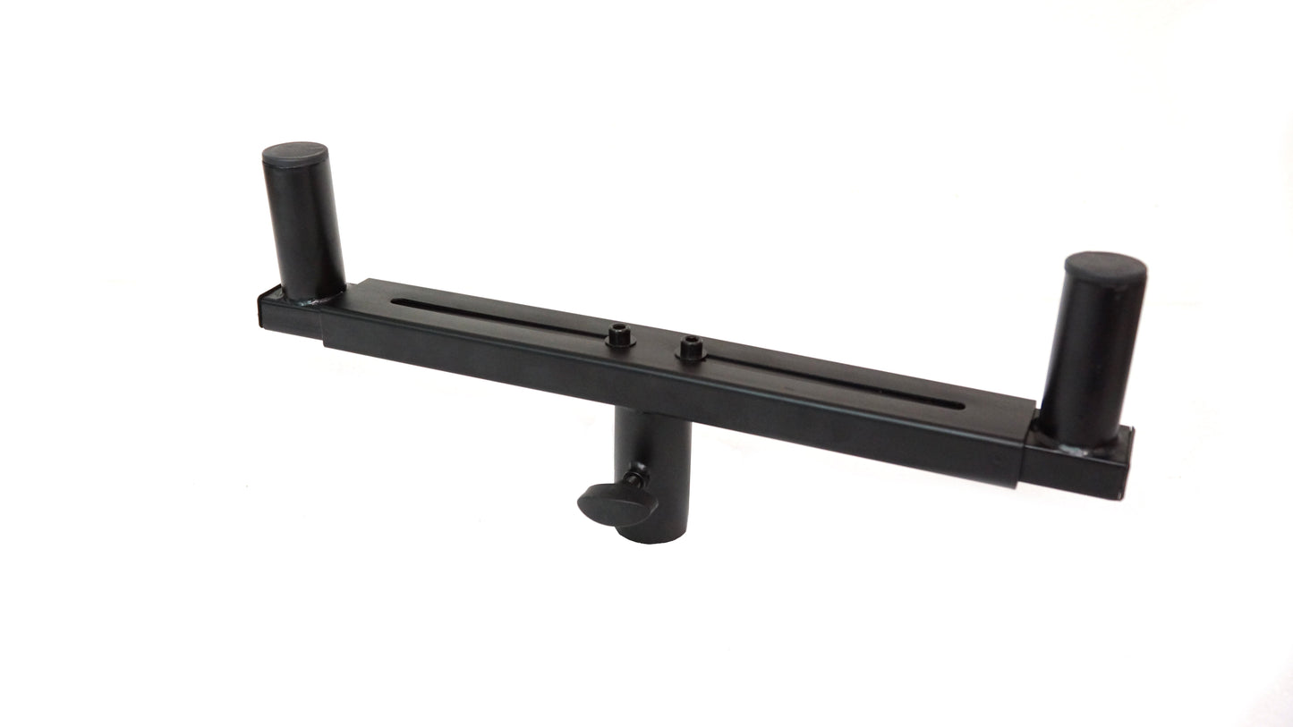 2 MR DJ SSD80 Universal Dual Speaker Pole Mount Adjustable Bars for PA/DJ Speaker Cabinets