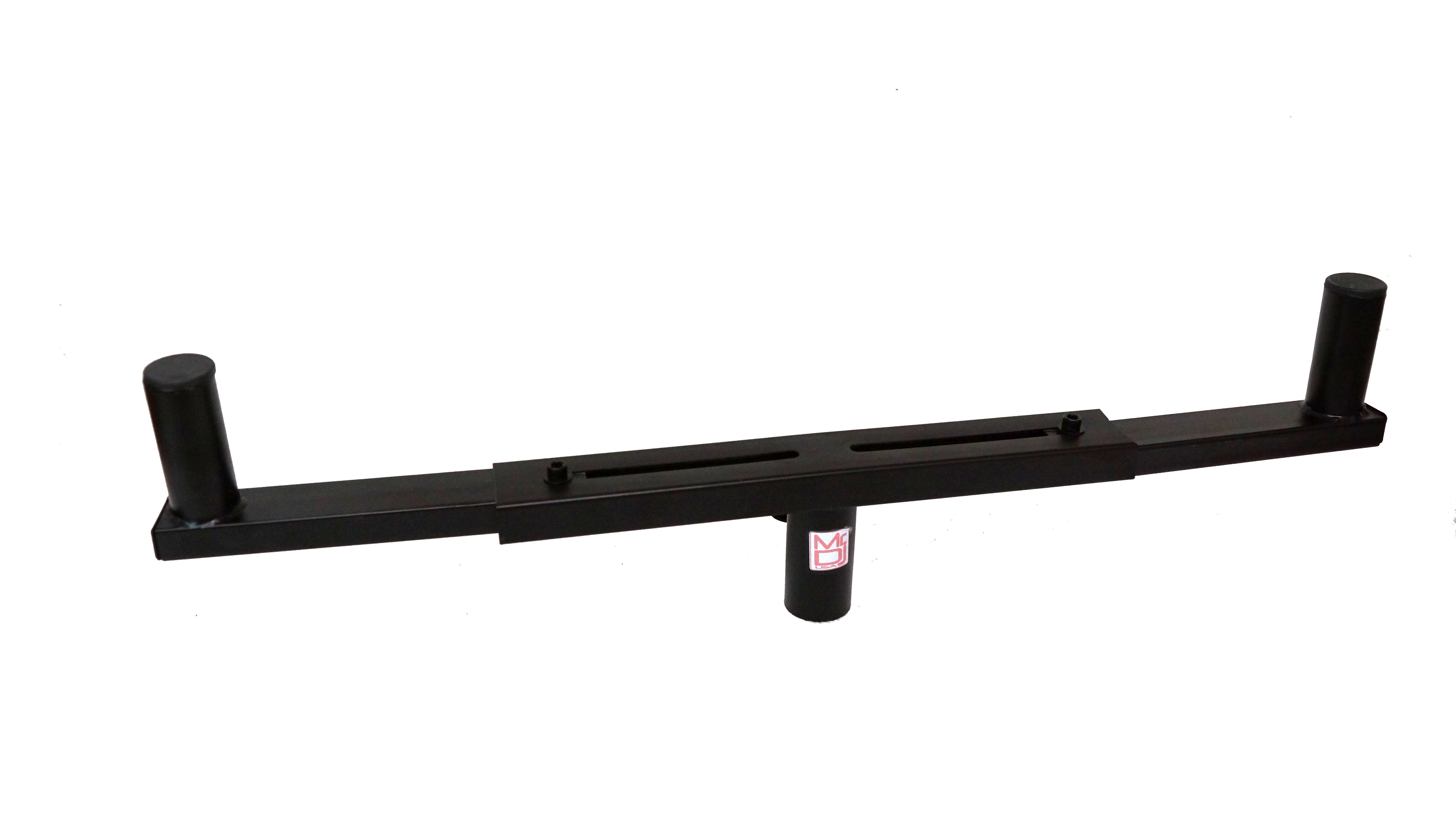 2 MR DJ SSD80 Universal Dual Speaker Pole Mount Adjustable Bars for PA/DJ Speaker Cabinets
