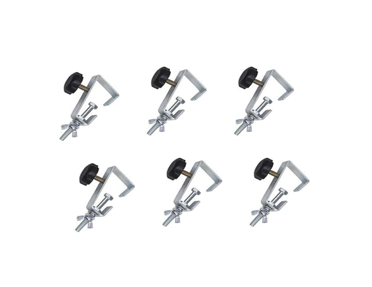 MR DJ ST150-2 2 X 10Ft Light Stand Stage Lighting Truss Hand Crank Up + 6" T-Bar Truss Adapter