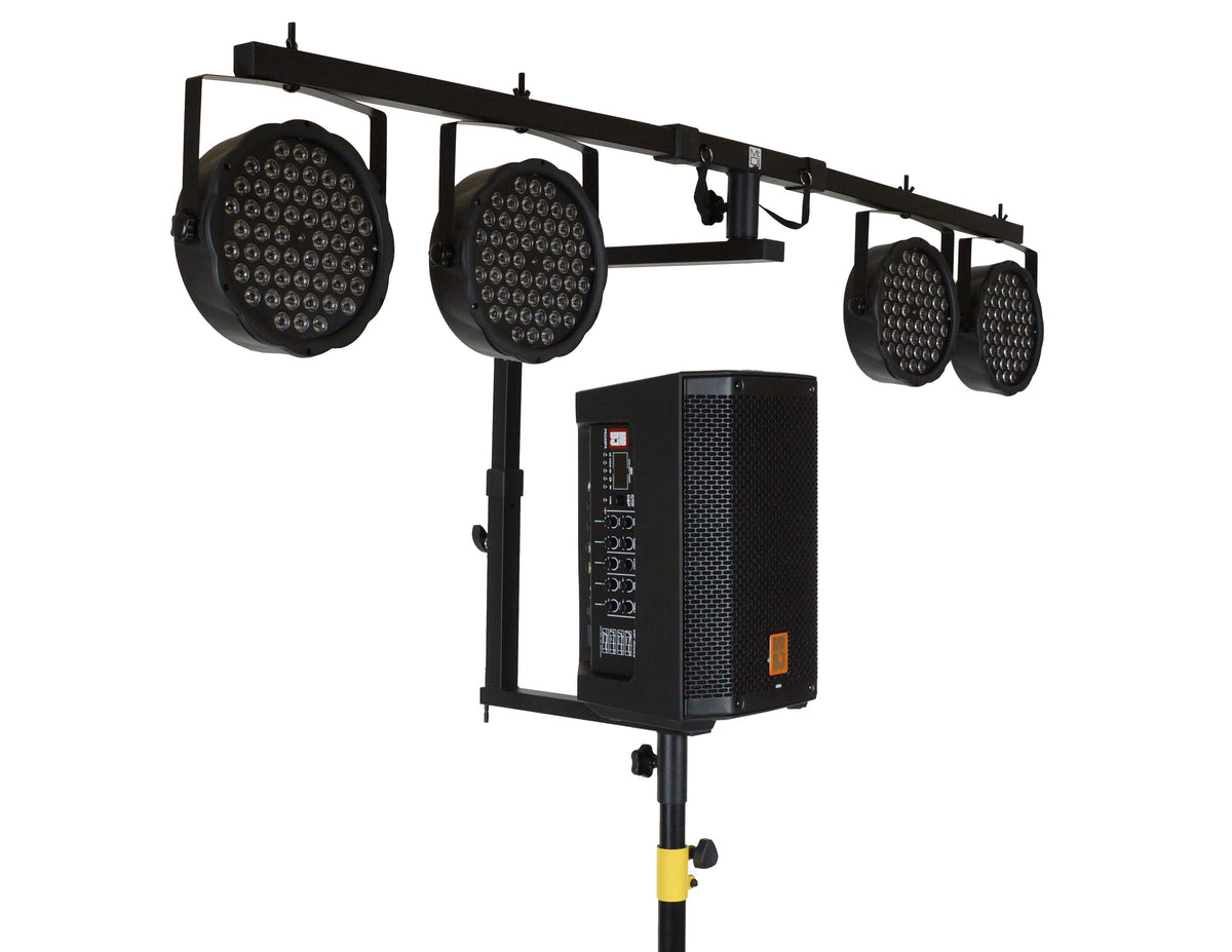 2 MR DJ STSPLI Adjustable T-Bar Stage Lighting Extension for Speaker Stands