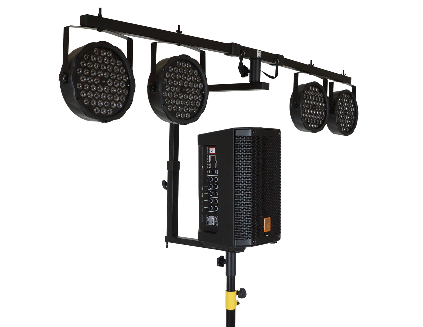 MR DJ STSPLI Adjustable T-Bar Stage Lighting Extension for Speaker Stands