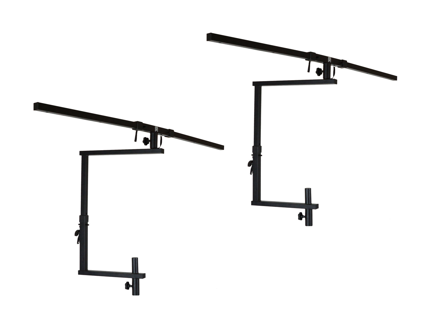 2 MR DJ STSPLI Adjustable T-Bar Stage Lighting Extension for Speaker Stands