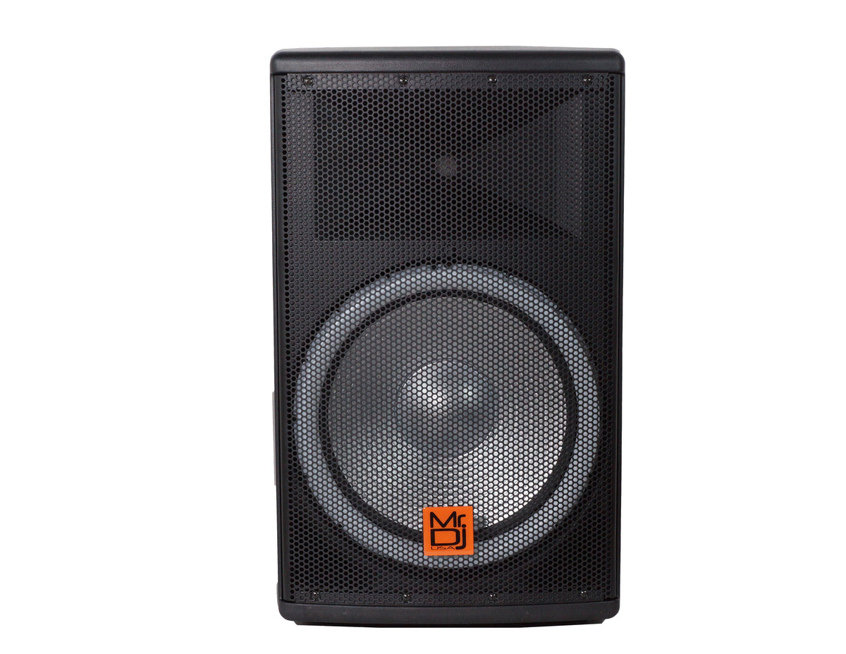 MR DJ SYNERGY15BAT 15" 3500W Power DJ Bluetooth Speaker Battery/Amplifier/SD/USB/FM