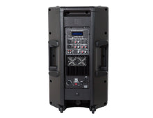 Load image into Gallery viewer, MR DJ SYNERGY15 15" Wireless Portable PA Speaker System 4500W High Powered Bluetooth Indoor and Outdoor DJ PA Sound Stereo Loudspeaker USB SD MP3 AUX Input Flashing Party Light &amp; FM Radio