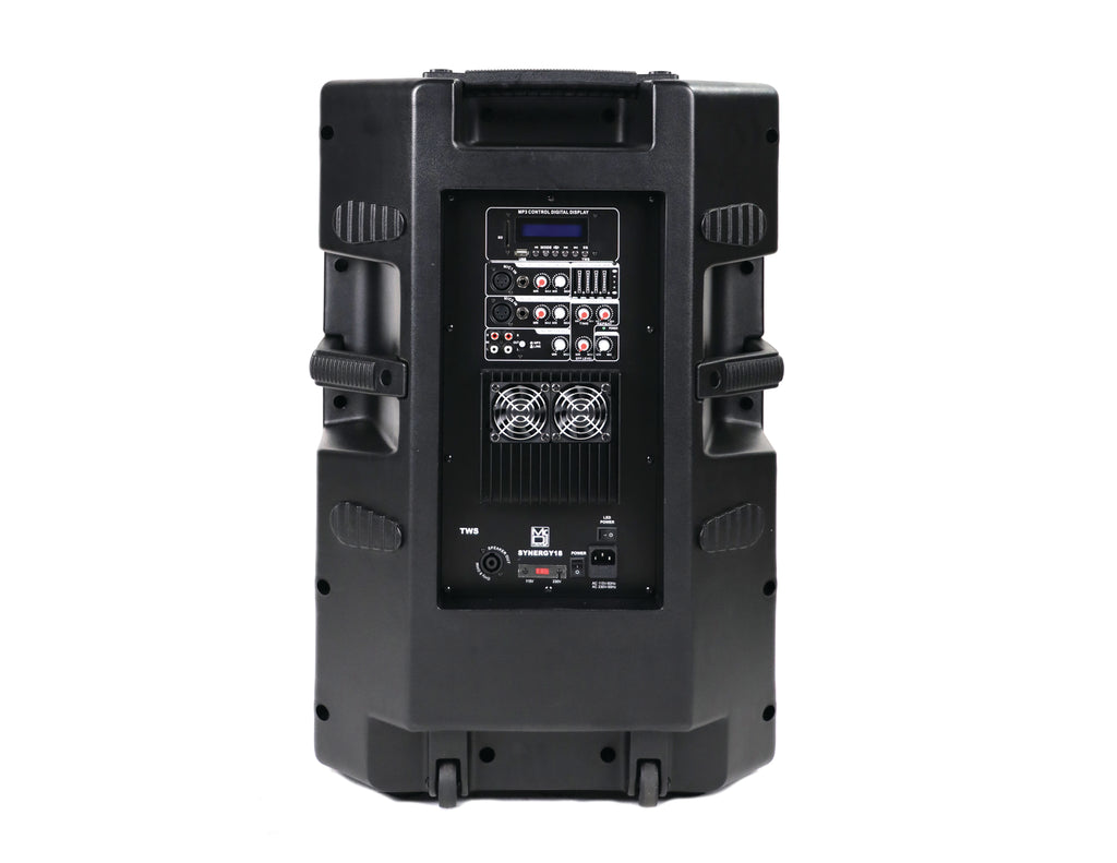 MR DJ SYNERGY18 18" 5500W PRO PA DJ Powered Loudspeaker Portable Speaker System