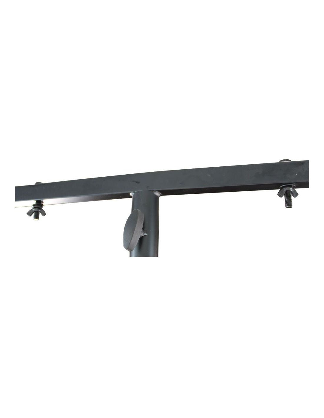  4 Ft square lighting cross bar for tripod speaker light stands, supports multiple lights securely.