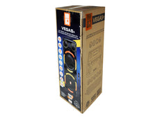 Load image into Gallery viewer, 2 MR DJ VEGAS+ Dual 15” Powered Bluetooth DJ Speaker 6500W Active PA System