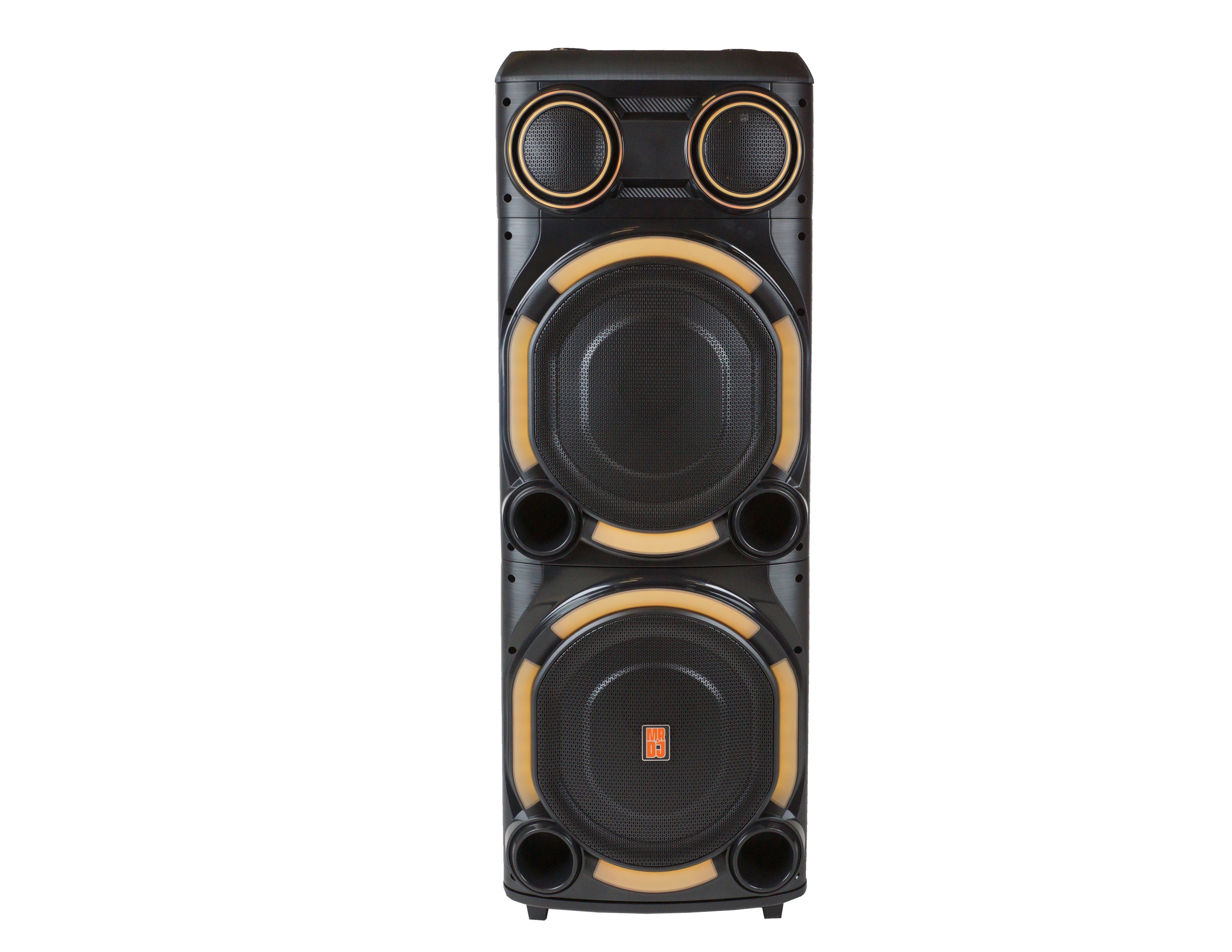 MR DJ VEGAS+ Dual 15” Powered Bluetooth DJ Speaker 6500W Active PA System