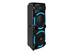 Load image into Gallery viewer, 2 MR DJ VEGAS+ Dual 15” Powered Bluetooth DJ Speaker 6500W Active PA System