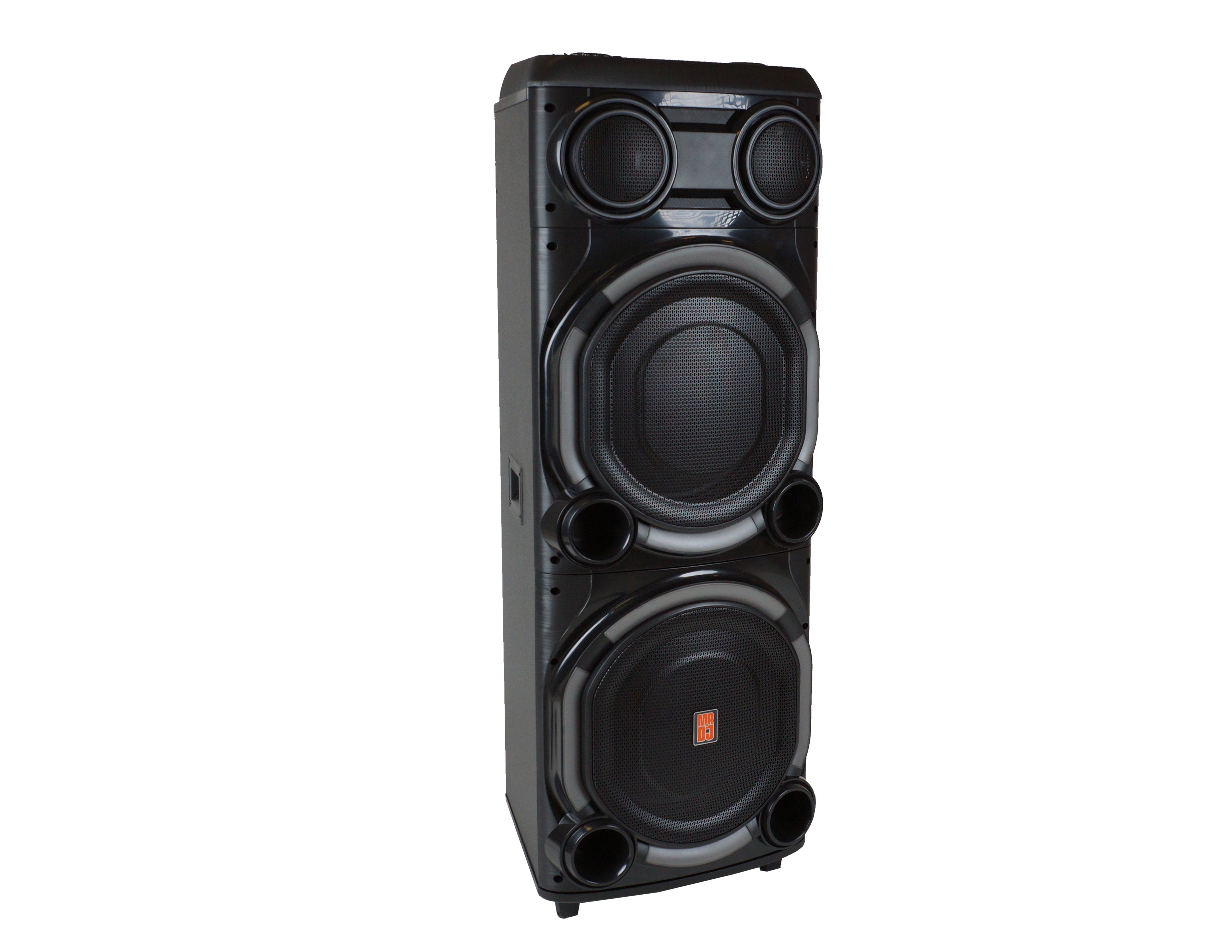 MR DJ VEGAS+ Dual 15” Powered Bluetooth DJ Speaker 6500W Active PA System