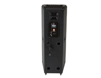 MR DJ USA Vegas+ Double 15" Bluetooth powered PA active speakers with LED lights and dual woofers.