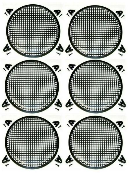 6 MR DJ DJS15 15" Subwoofer Speaker Metal Mesh Cover Waffle Speaker Grill Protect Guard DJ