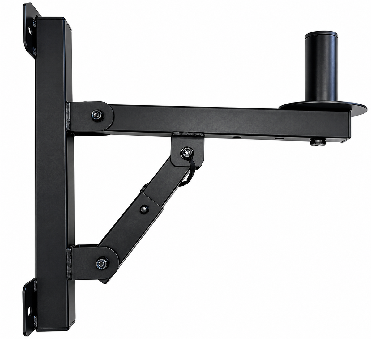 2 MR DJ WM970 PA Speakers Adjustable Wall Mount Brackets 35mm Pole Holder